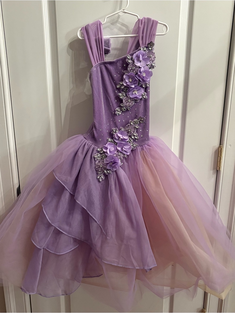 Weissman Piano Daydream Ballet Dance Costume Dress Lilac MC Large 10/12